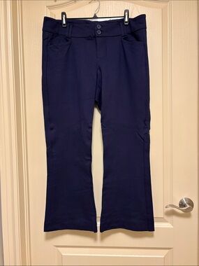 Torrid Studio Navy Stretch Bootcut Pants